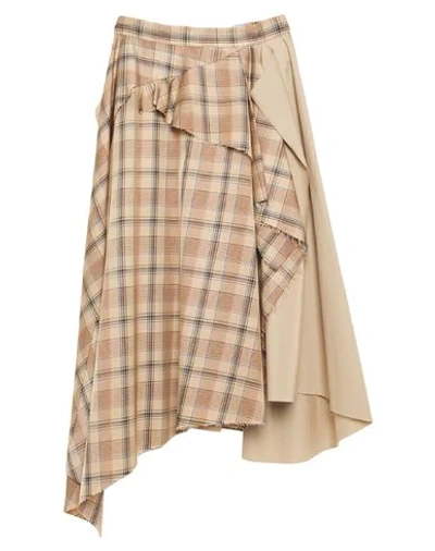 Act N°1 3/4 Length Skirts In Beige