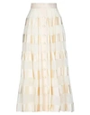 Zimmermann Long Skirts In Ivory