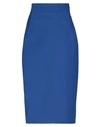 Chiara Boni La Petite Robe 3/4 Length Skirts In Bright Blue