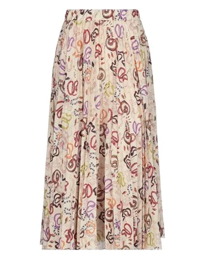Ottod'ame Long Skirts In Beige
