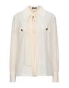 Elisabetta Franchi Shirts In Beige