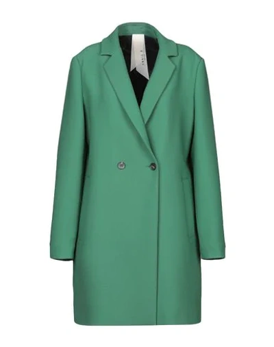Annie P Full-length Jacket In Green