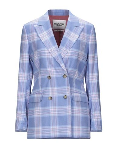 Essentiel Antwerp Suit Jackets In Azure