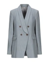 Brunello Cucinelli Suit Jackets In Grey