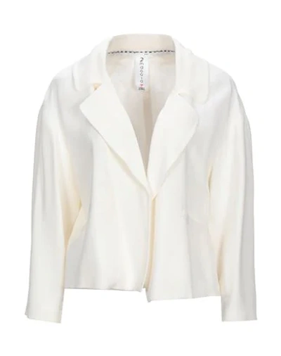 22 Maggio By Maria Grazia Severi Suit Jackets In Ivory