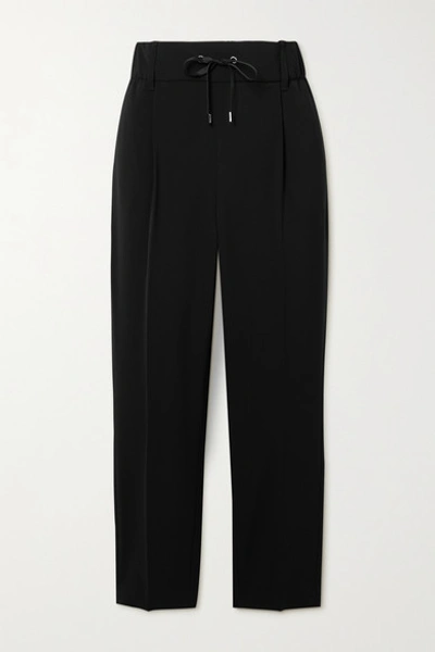 Atm Anthony Thomas Melillo Micro Twill Pull On Trousers In Black