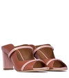MALONE SOULIERS NORAH 70 LEATHER MULES,P00527782