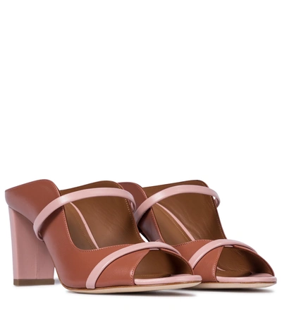 Malone Souliers Norah Double Band Sandal In Cognac