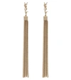 SAINT LAURENT LOULOU CHAIN TASSEL EARRINGS,P00533066