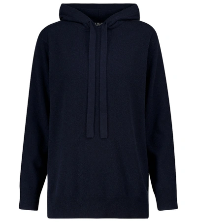 's Max Mara Apogeo Hooded Wool And Cashmere Sweater In Black