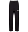 Ganni Software Isoli Tapered Track Pants In Black