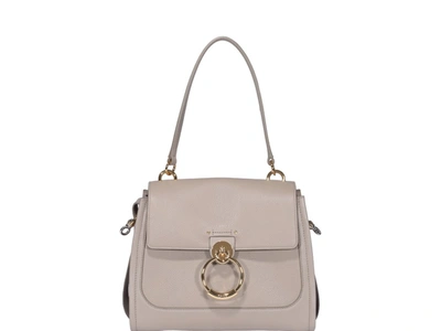 Chloé Small Tess Day Shoulder Bag In Grey