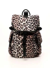 GANNI GANNI LEOPARD PRINTED BACKPACK