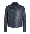 TOM FORD TOM FORD LEATHER ZIP-UP JACKET,16248044