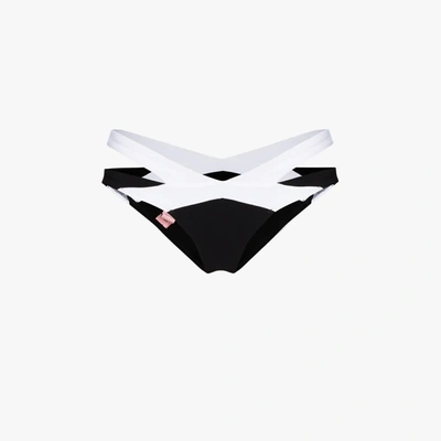 AGENT PROVOCATEUR MAZZY WRAP BIKINI BOTTOMS - WOMEN'S - POLYAMIDE/POLYESTER/SPANDEX/ELASTANE,11022815406962