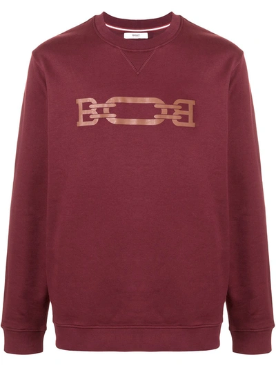 Bally Logo-print Sweatshirt In Red