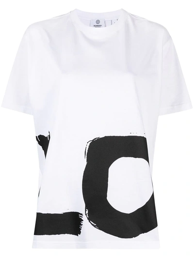 Burberry Love Graphic Tee In White