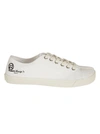 Maison Margiela Tabi Low-top Cotton-canvas Sneakers In White