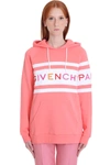GIVENCHY SWEATSHIRT IN ROSE-PINK COTTON,11682082