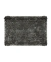 Laura Ashley Butter Chenille Bath Mat, 17" X 24" In Charcoal