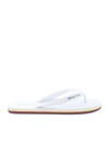 PS BY PAUL SMITH DALE FLIP FLOPS IN WHITE