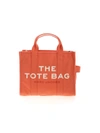 MARC JACOBS THE TRAVELER SMALL TOTE BAG IN ORANGE