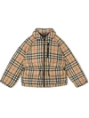 BURBERRY VINTAGE CHECK DOWN-FILLED JACKET