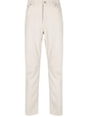 Brunello Cucinelli Tailored Straight Leg Trousers In Neutrals