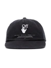 Off-white Black Hand Off Baseball Cap In Black