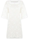 SEE BY CHLOÉ PINEAPPLE-KNIT SHIFT DRESS