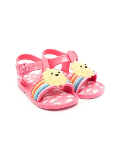 Mini Melissa Kids' Sun Scented Rubber Sandals In Pink