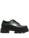 GANNI CHUNKY SOLE OXFORD SHOES