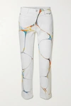 STELLA MCCARTNEY + NET SUSTAIN PRINTED HIGH-RISE SKINNY JEANS