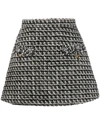 VALENTINO TWEED A-LINE MINI SKORT