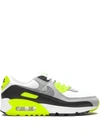 Nike Air Max 90 Leather, Suede And Mesh Sneakers In White