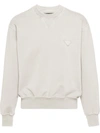 PRADA PATCH DETAIL SWEATSHIRT