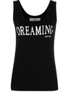 Alberta Ferretti Dreaming Printed Tank Top In Black