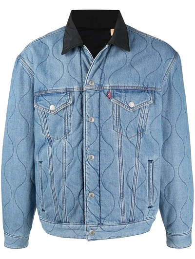 Levi's X Disney Reversible Jacket In Blue