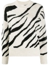 ISABEL MARANT ÉTOILE GENNA ZEBRA PRINT JUMPER