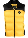 Polo Ralph Lauren Two-tone Padded Gilet In Black