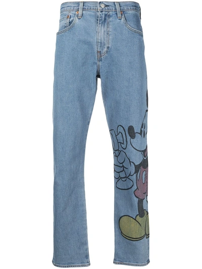 Levi's X Disney Straight-leg Jeans In Blue