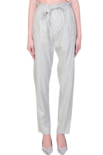 Isabel Marant Duard Pants In Grey Synthetic Fibers