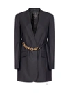 Givenchy Chain-detail Sleeveless Blazer In Black