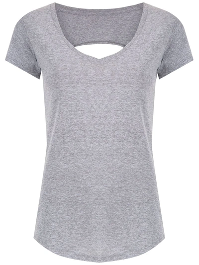 Track & Field Plain T-shirt In Grey