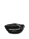 ALEXANDER WANG GATHERED LOGO PRINT BELT BAG