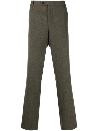 Pre-owned Walter Van Beirendonck Sharp Straight-leg Trousers In Green