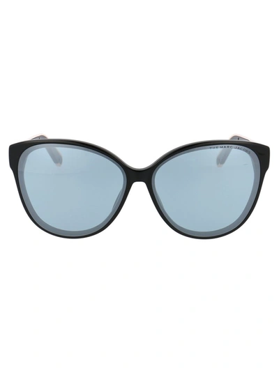 Marc Jacobs Eyewear Cat Eye Sunglasses In Black