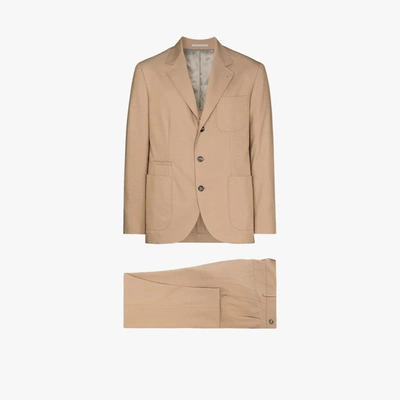 Brunello Cucinelli Two-piece Tailored Suit In Neutrals