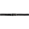 BOTTEGA VENETA BLACK MACRAMÉ BELT