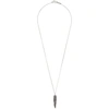 ISABEL MARANT SILVER FEATHER NECKLACE